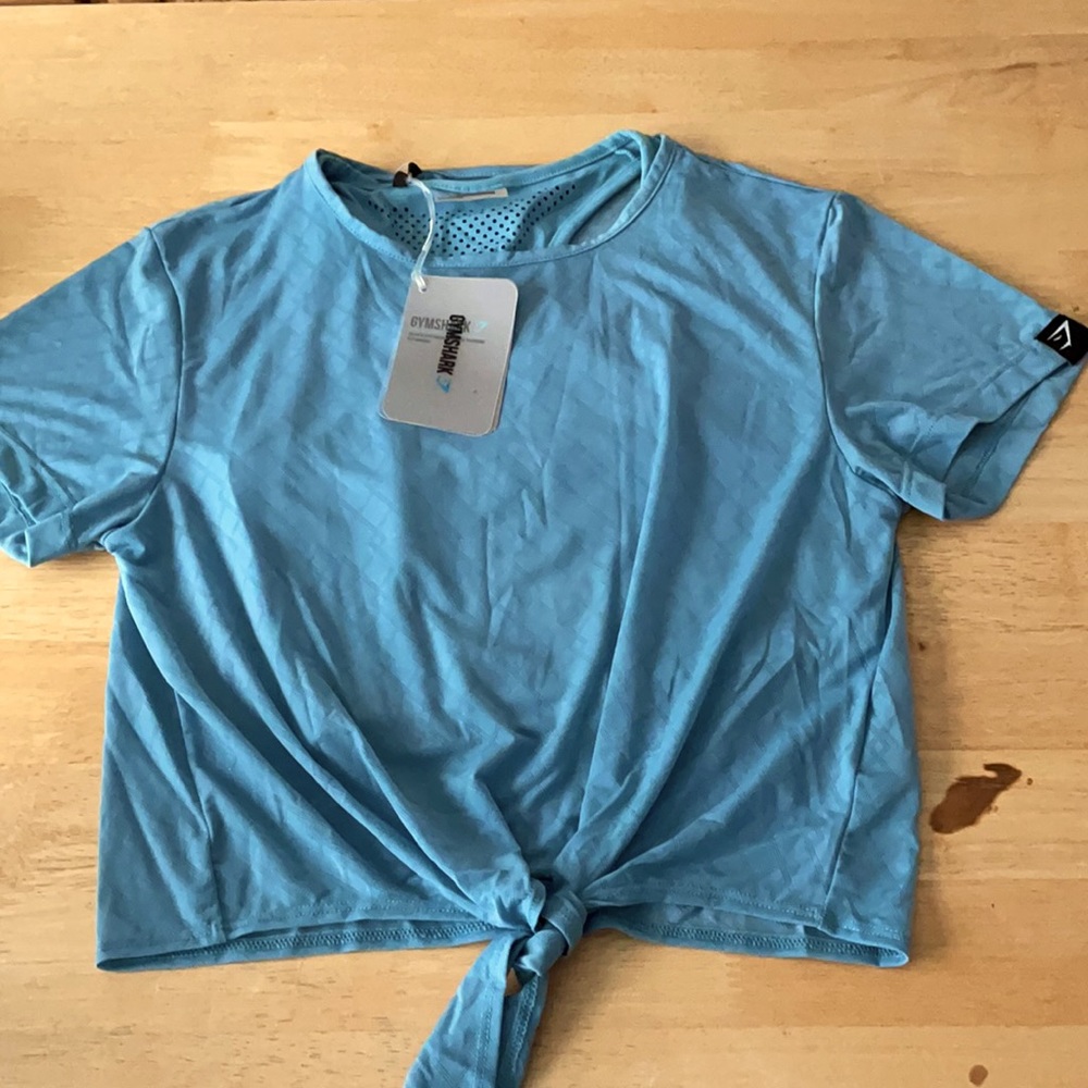 NWT Gymshark Geo Mesh Two in One Crop